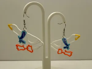 Silly Goose Dangle Earrings