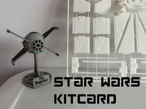 Highly Detailed TIE Raptor– KitCard Model