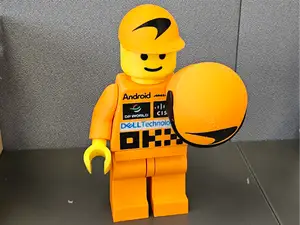 Brick Man MC Laren F1 Team 20cm