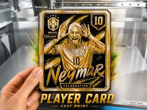 Neymar Brazil Player Trading Card