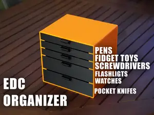 Perfect EDC Gear Organizer Drawers - Customizable