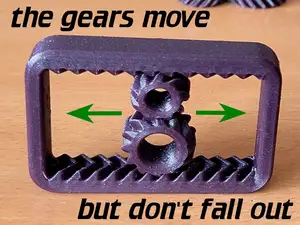 gear rail fidget toy