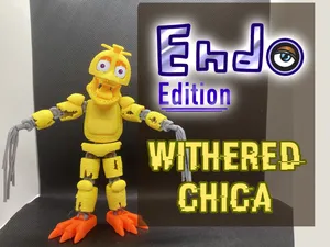 WITHERED CHICA articulated figure #EndoEdition