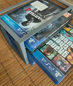 Stackable PS4/PS5 games rack