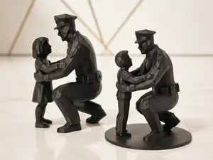 Homenaje padre - Heroe Policía