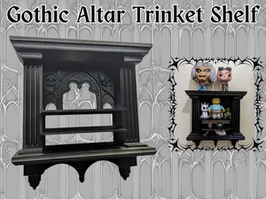 Gothic Altar Trinket Shelf