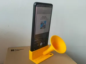 Customisable passive speaker for on-the-go