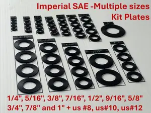 SAE Imperial washers - Multiple Sizes - Kit Plates
