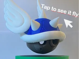 Magnetic levitating blue shell - no ams needed!
