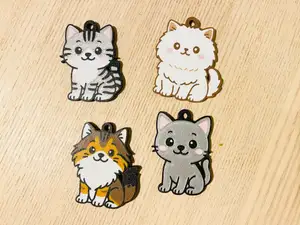 可爱猫咪品种挂件/钥匙链(Q_Craft)