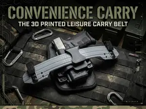 Convenience Carry - 3D Printed Leisure Carry Belt