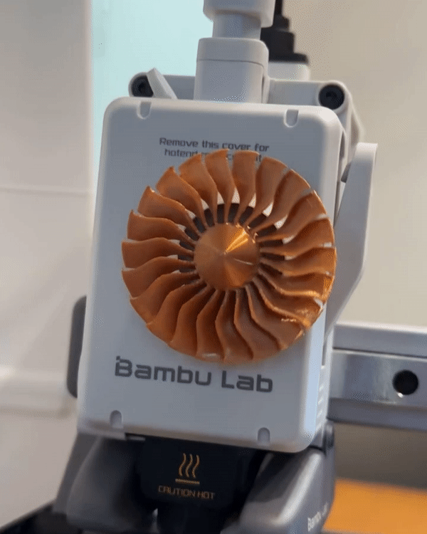 A1/A1 Mini Extruder - Jet Engine Turbine