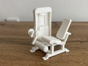 Leg Extension Machine - Decorative Gym Model