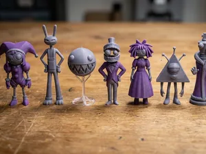The amazing digital circus character set 
