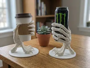 Skull Dragon Hand Cup & Can Holder