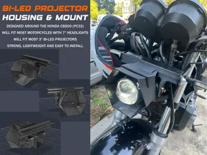 Cafe Racer Bi-LED Projector Mount (7" headlights)