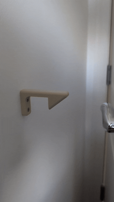 Auto lock door stopper