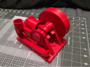 Single Cylinder Air Engine V2