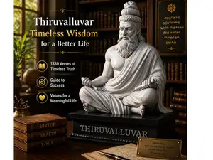 Thiruvalluvar 3D Model – Tamil Poet Sculpture