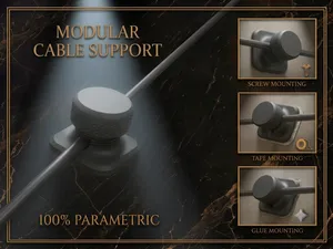 Wall Mount Cable Holder for Electrical Cables