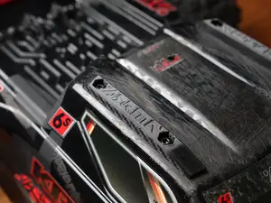 Kraton 6s TPU Roof Skids with Arrma logo