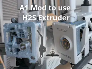 A1 Mod to use H2S extruder