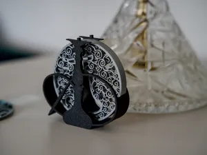 Shisha coaster set with holder