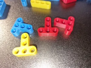 Technic Bricks Compatible - T-Shapes