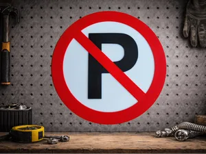 Verbotsschild - Parken verboten 02
