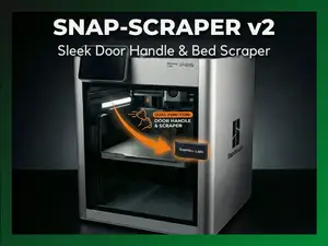 Snap-Scraper v2: Sleek Door Handle & Bed Scraper