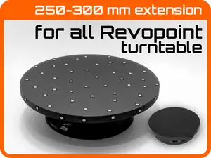 250/300 mm plate for every Revopoint Turntable
