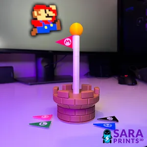 Super Mario Goal Pole Mechanical Model