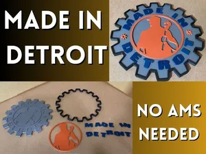 Made in Detroit Sign