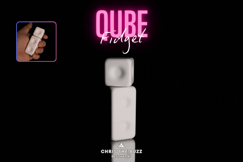 Qube Fidget – Simple Form, Smooth Motion