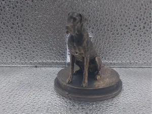 Great Dane Dog Bust – 7cm Miniature Statue