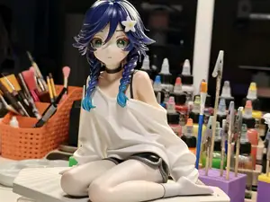 《原神》温蒂坐姿手办 高20cm 已分件 易上色
