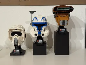 Starwars Helmet Socket for Le go clean design