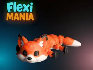 Flexi Fox Fully Articulated Printable Animal Toy