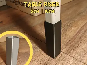 Tischbein Erhöhung, Tisch um 10cm oder 5cm heben