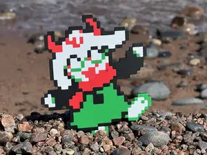 Ralsei (on a stick)