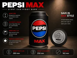 Giant Pepsi Max Piggy Bank | Large Showcase Print