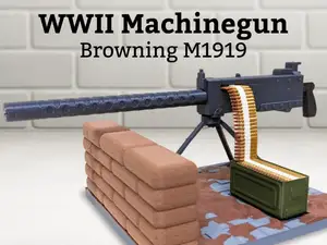 WW2 Machinegun | Browning M1919