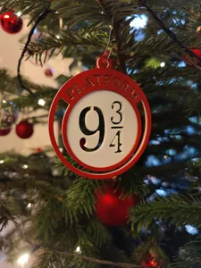 Harry Potter Ornament 9 3/4 Christmas