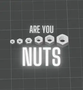 NUTS (M2, 2.5, 3, 4, 5, 6)