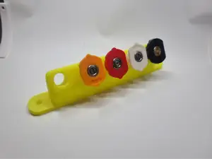 Wall-Mounted Pressure Washer Nozzle Holder 0°–65°