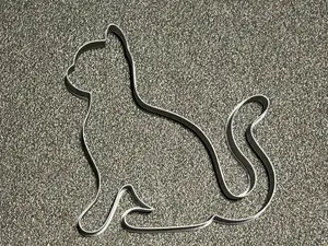 Cookie cutter cat