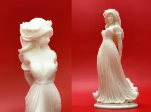 Bride in Flowing Gown Statuette