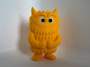 Gelbes Farbenmonster - Emotion Freude + Glück