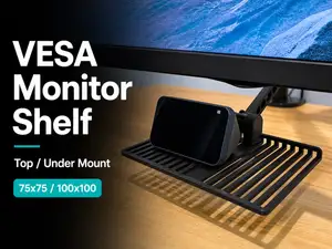 [Prototype] VESA Monitor Shelf / Under & Top Mount
