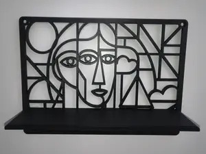 Modern Cubist Wall Shelf – Decorative Display